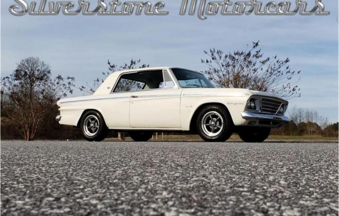 White with blue interior Studebaker Daytona Hardtop half vinyl trim (10).jpg