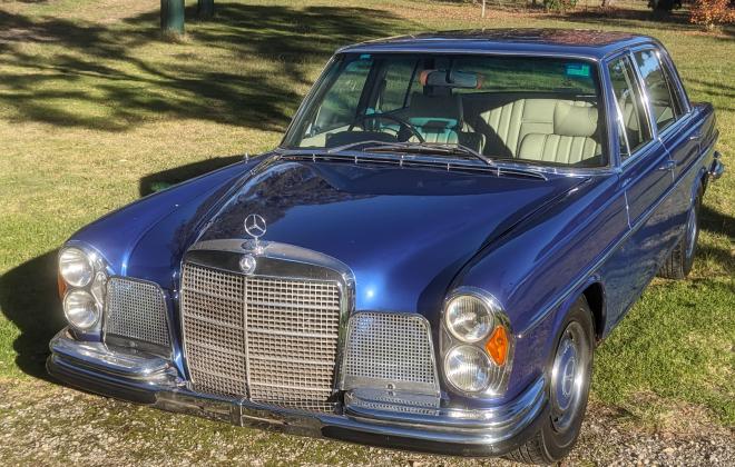 1972 Mercedes 280SE for sale Australia blue (4).jpg