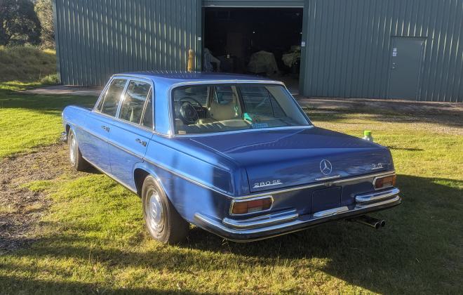 1972 Mercedes 280SE for sale Australia blue (5).jpg