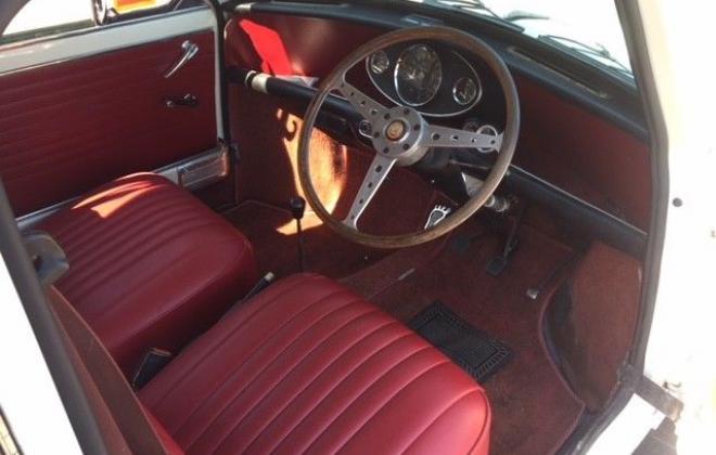 For Sale - 1967 MK1 Morris Cooper S Special Burgundy on Snow White red trim images (4).jpg