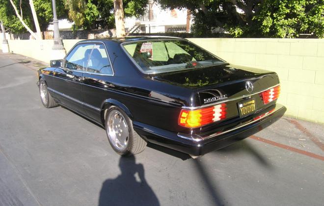 For sale 1991 Mercedes 560 SEC coupe C126 Pasadena California black (4).JPG