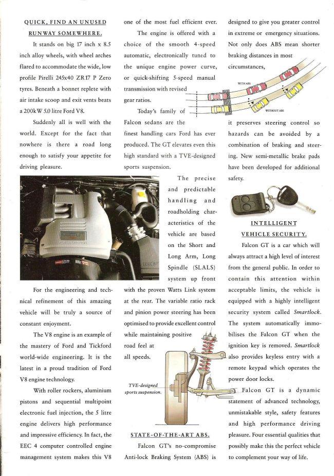 INFO GUIDE: 1992 - 1993 Ford Falcon EB GT | Classic Register