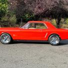 1964.5 Poppy Red Ford Mustang Coupe original white trim USA (5).jpg