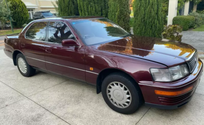 1990 Burgundy maroon Lexus LS400 original sedan images for sale Australia (1).png