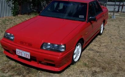 Australian Nissan Skyline Silhouette GTS2 sedan red 1989 (11).jpg