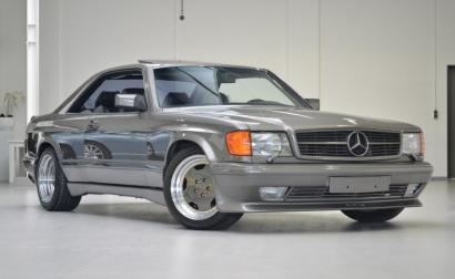 Mercedes C126 560SEC AMG Wide-body grey images exterior (8).JPG