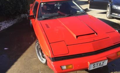 Mitsubishi Starion GSR Turbo Red race prepared roll cage (1).jpg