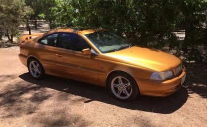 Saffron Volvo C70 coupe for sale RHD Australia gold (1).jpg